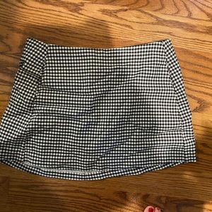 Urban Outfitters Black and White Mini Skirt